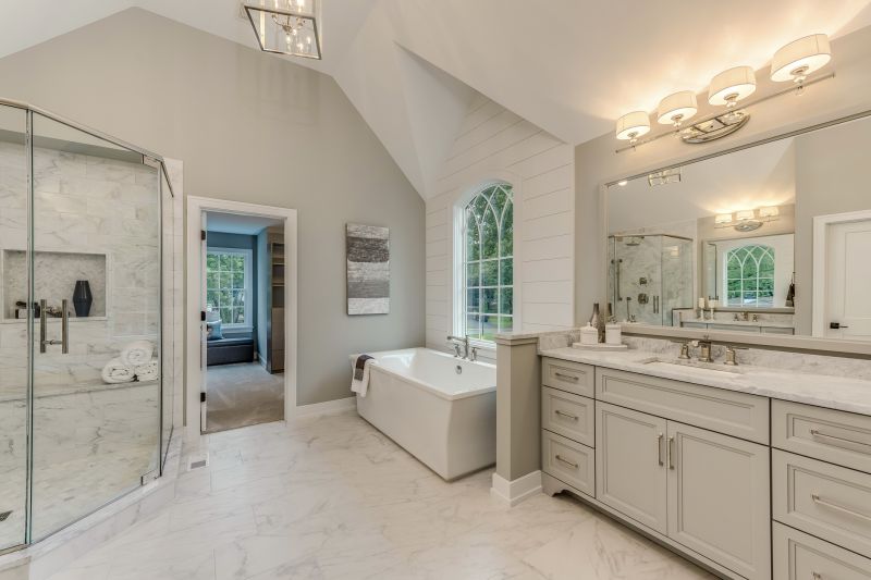Luxury Master Bathroom Floors